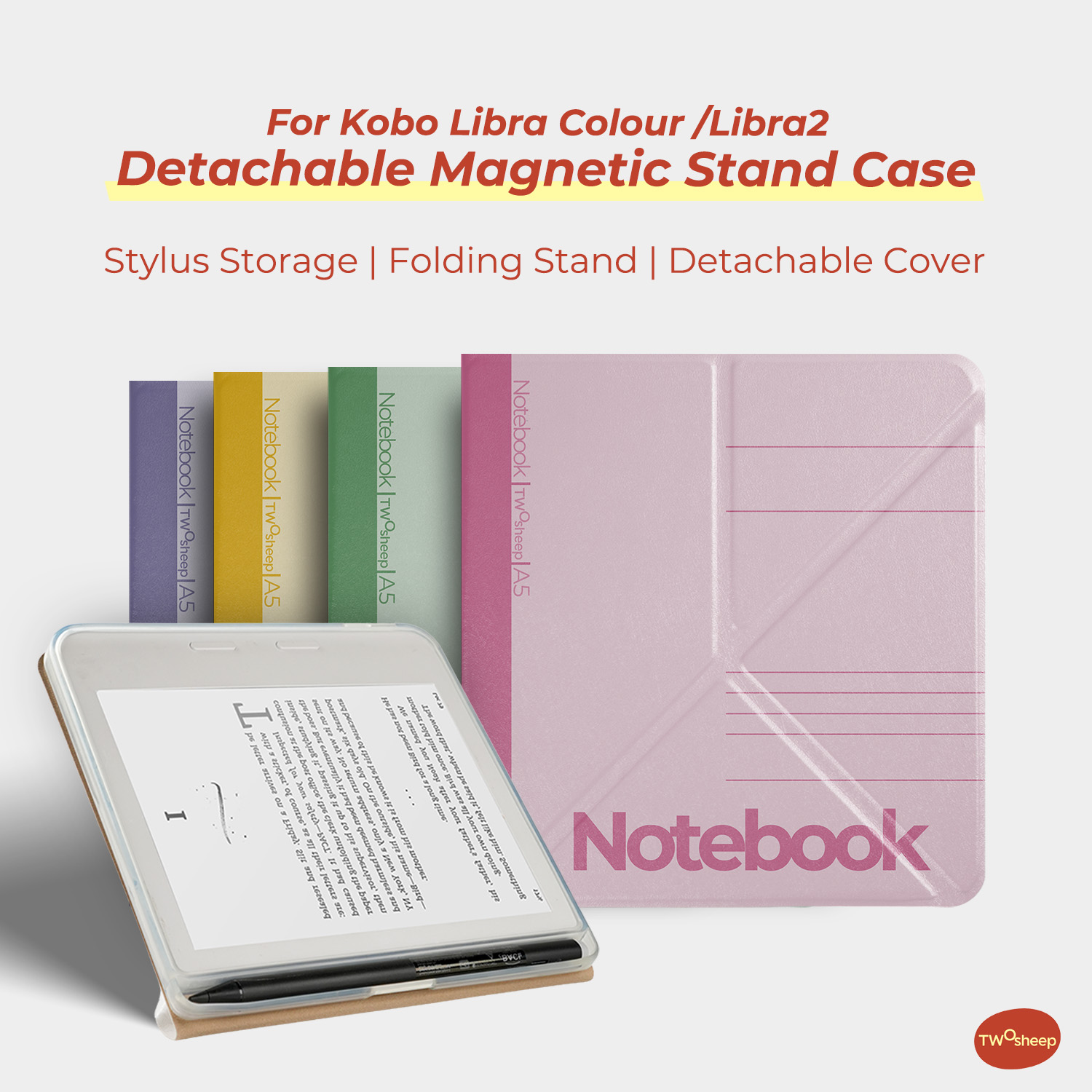 Pen Cup Magnetic - Etui magnetyczne Twosheep Campus z odłączaną
