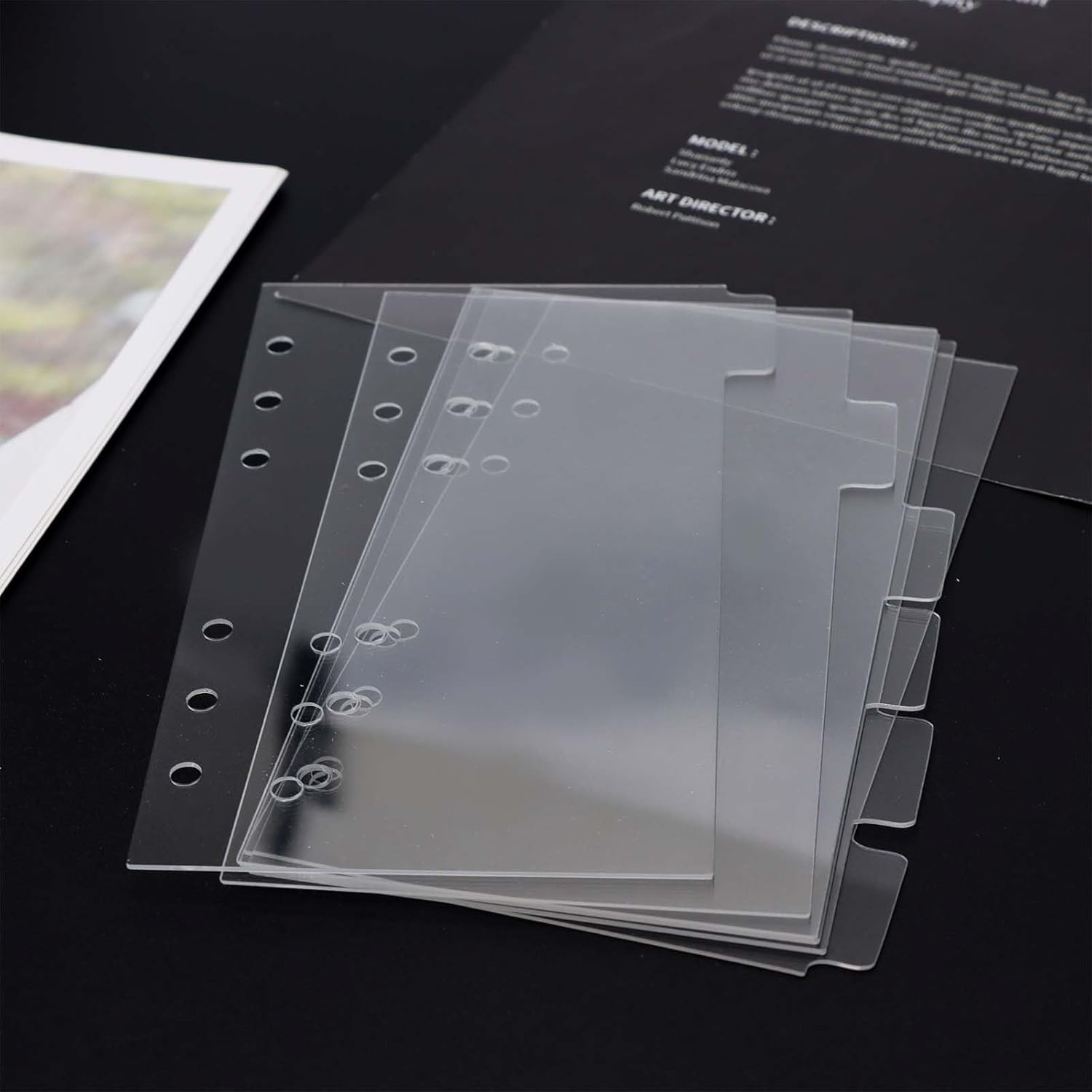 Ring Binder Box - Przekładki do segregatora A5/A6/A7, wkłady do
