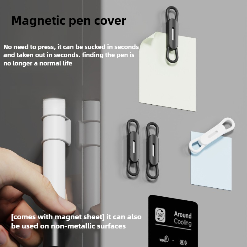 Pen Cup Magnetic - Elastyczny silikonowy magnetyczny uchwyt na długopis