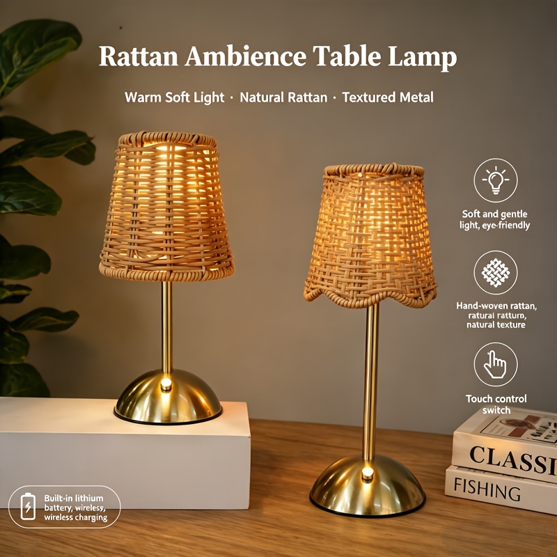 Bohemiczna tkana lampa stołowa – Desk Setup Room recenzja i cena