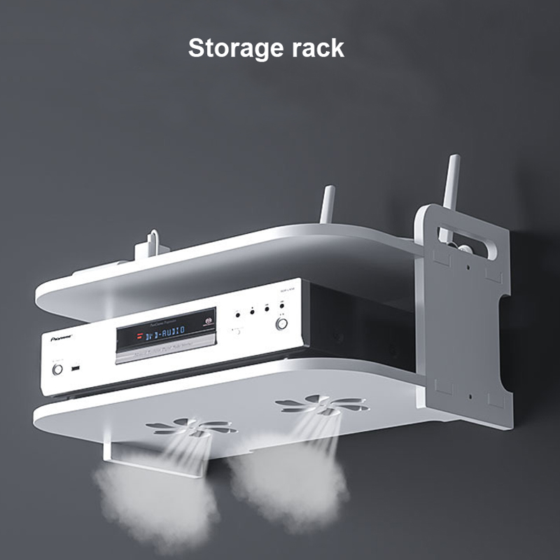 Półka ścienna na router z otwo – Desk Setup Room recenzja i cena
