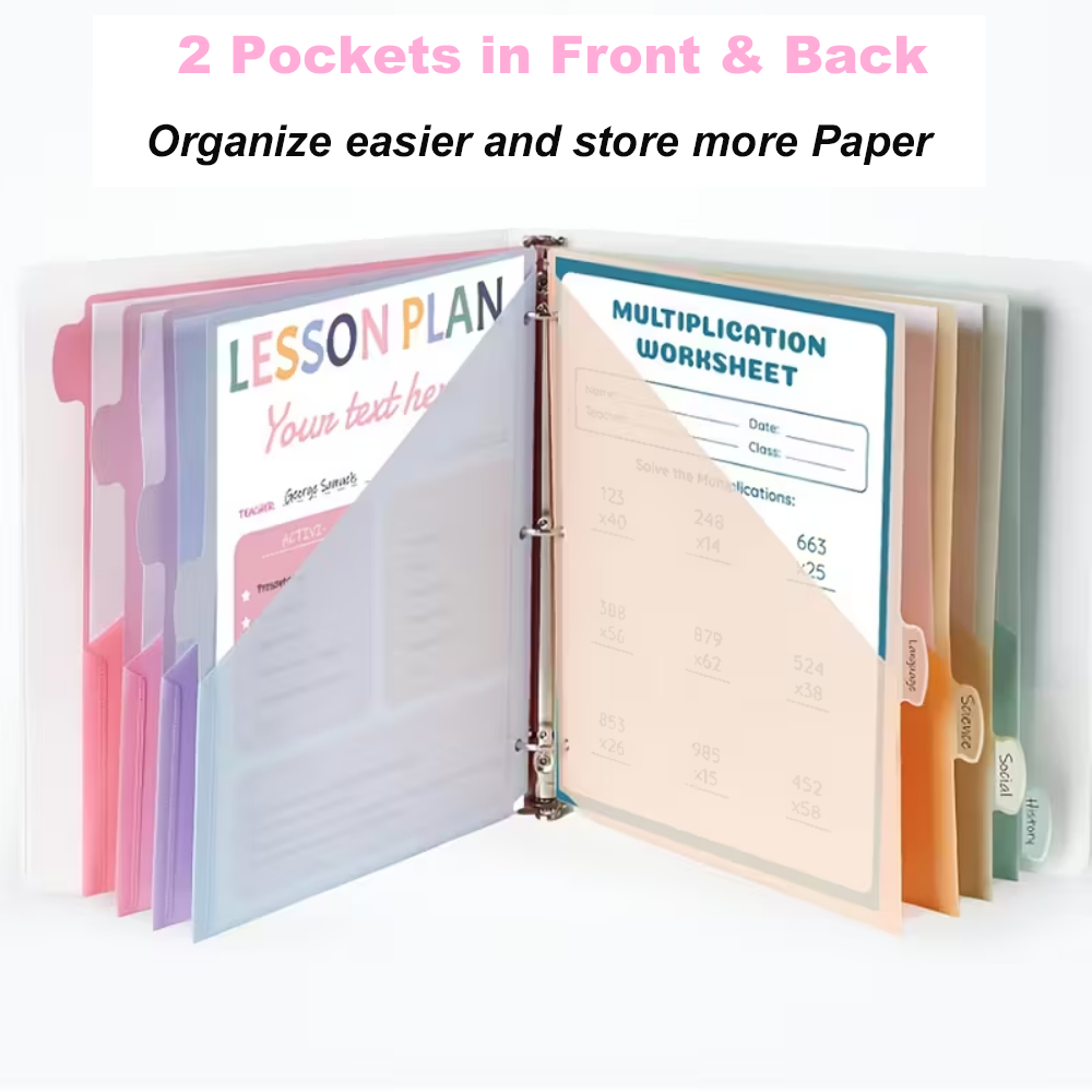 8 szt. Przekładek do segregato – Ring Binder Box recenzja i cena