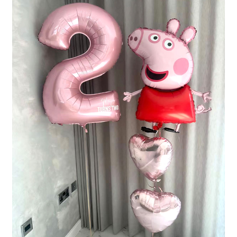 Balon foliowy Mylar Świnka Pep – Desk Setup Kids recenzja i cena