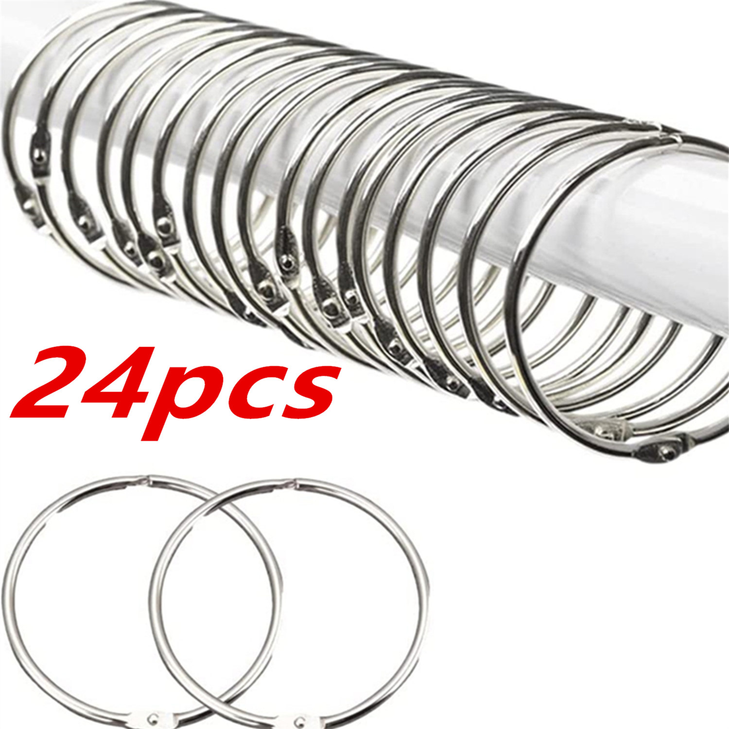 24-pakowe pierścienie do zasło – Ring Binder Box recenzja i cena