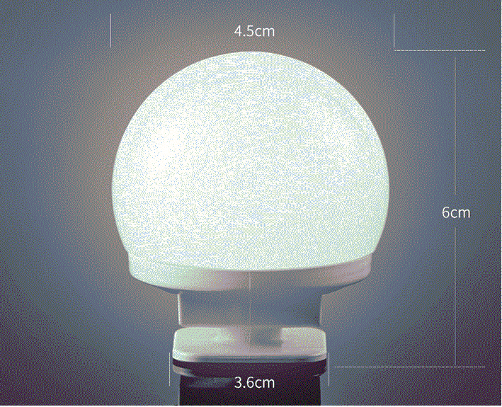 LED Light Paste Mirror Makeup  – Desk Setup Room recenzja i cena