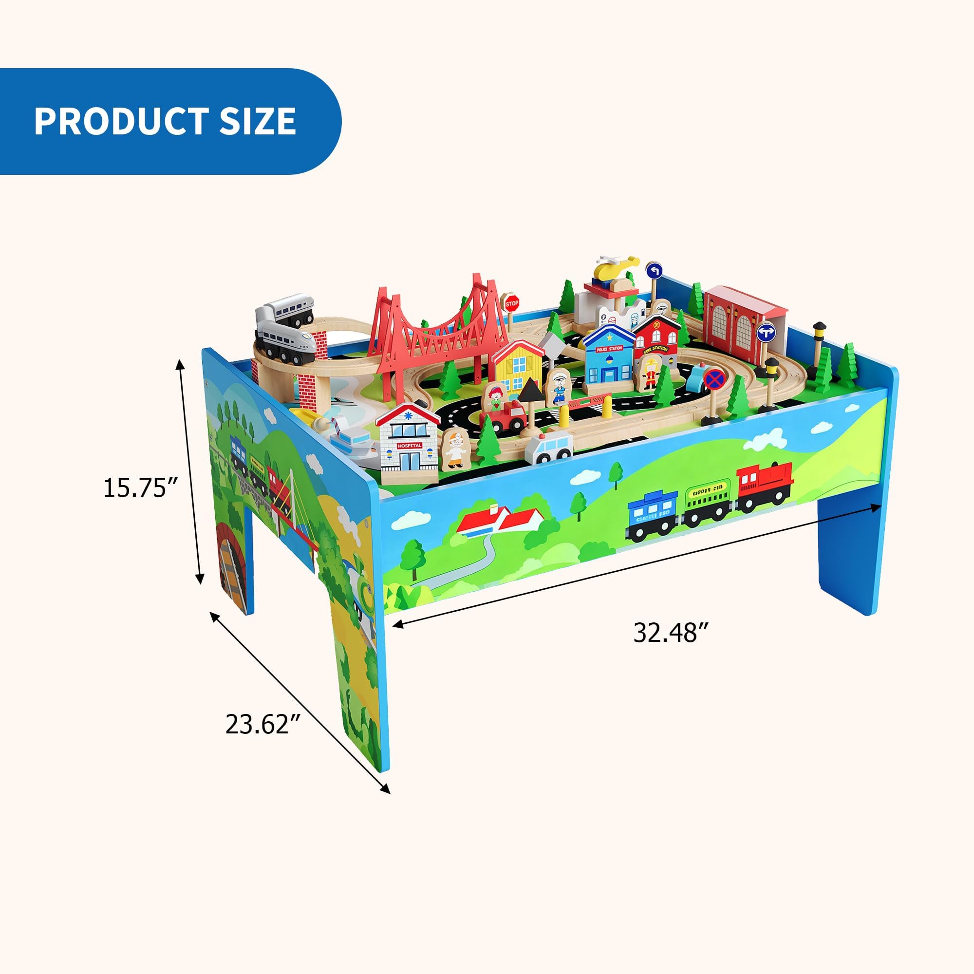 78-elementowy zestaw drewniane – Desk Setup Kids recenzja i cena