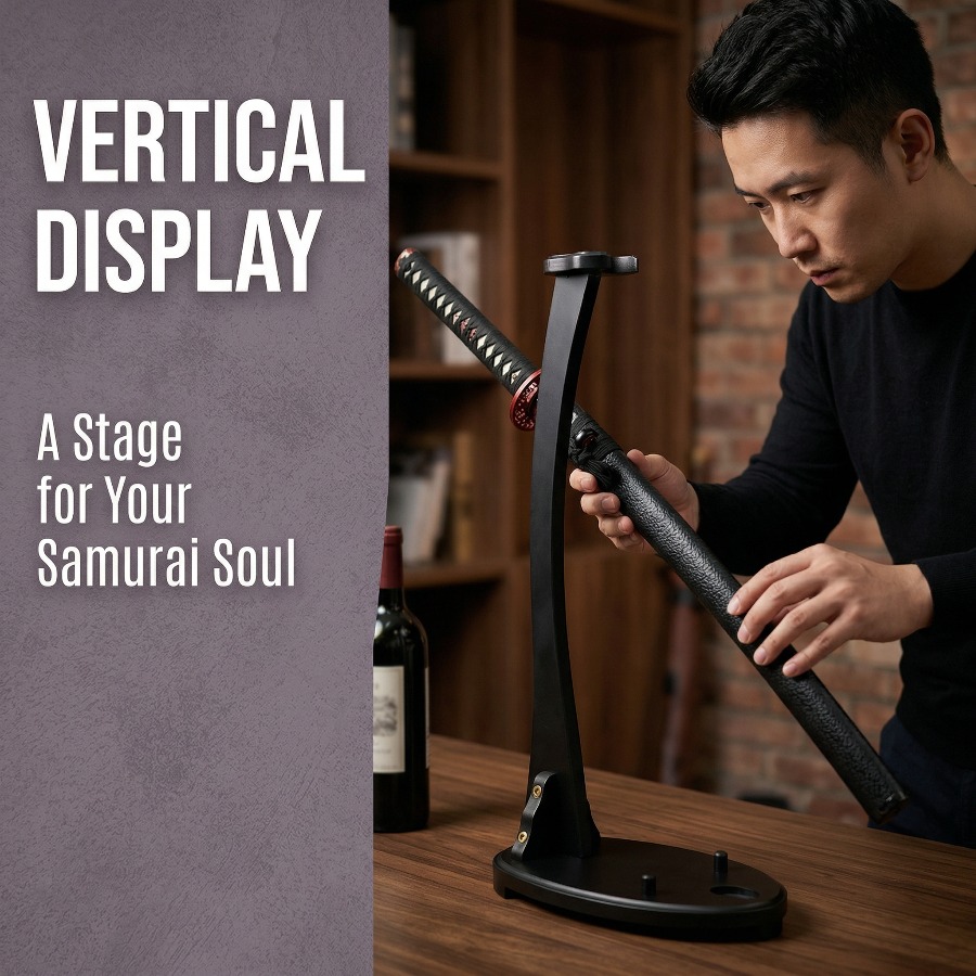 Pionowy stojak na katanę, półk – Desk Setup Shelves recenzja i cena