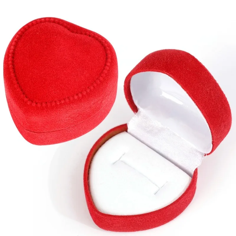 Czerwone flokowane pudełko na  – Ring Binder Box recenzja i cena